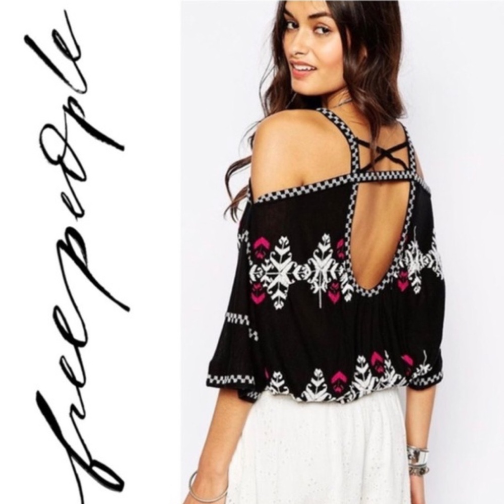 Free People - ‘New World’ Peasant Top